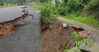 বান্দরবানে বন্যায় ২১ কিলোমিটার সড়ক ক্ষতিগ্রস্ত